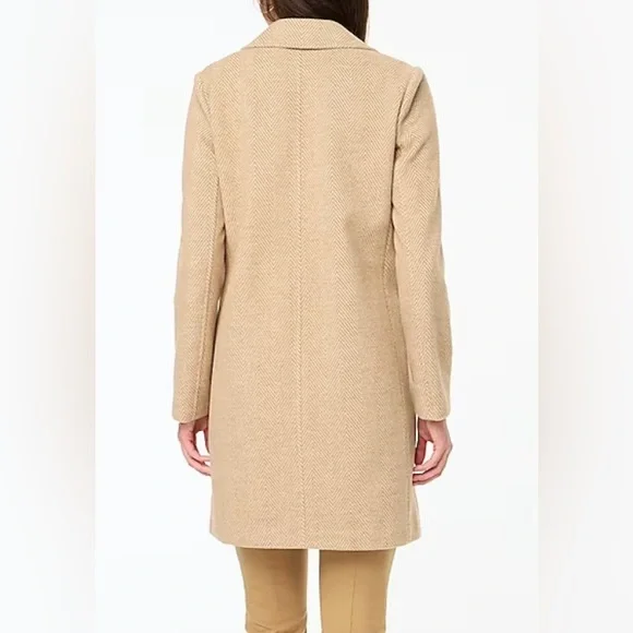 NEW J Crew Herringbone topcoat!!! - Picture 3 of 10